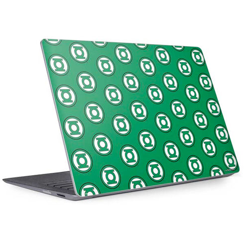 DC Comics Green Lantern Logo Pattern Surface Laptop 2 Skin